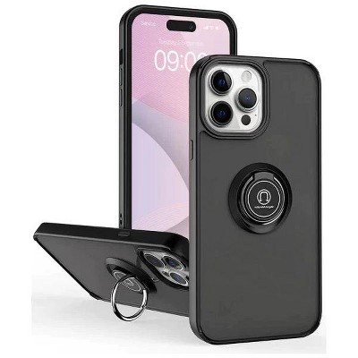 Entronix Case Compatible with iPhone 16 Pro - Ring - Matte Gripstand