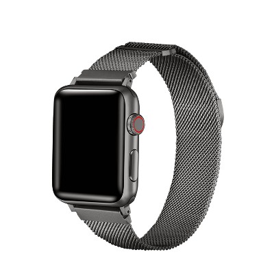 Posh Tech Infinity Mesh Stainless Steel Band for Apple Watch - Gray - 40/41/42mm: Compatible Wearable Tech Accessory