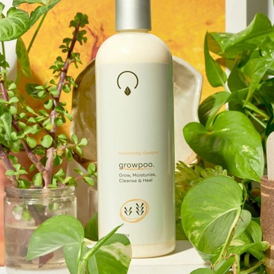 OrganiGrow GrowPoo Moisturizing Shampoo pH-Balanced, Gentle Protein Boost for MediumHigh Porosity Curls- 8 oz.