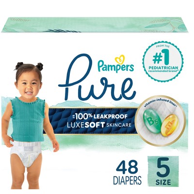 Pampers Pure Protection Diapers - (Select Size and Count)