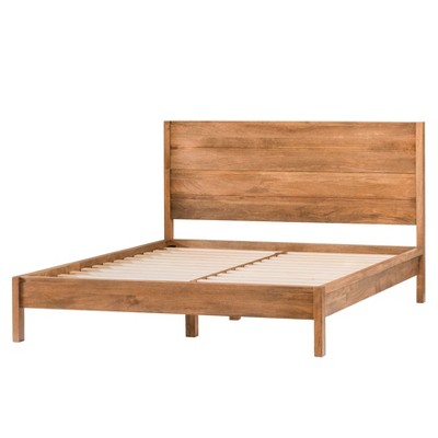 MH London Tivoli 42" Scandinavian Solid Wood Sleigh Bed with Headboard
