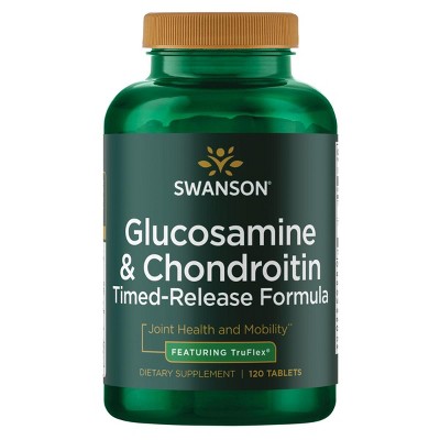 Swanson Glucosamine & Chondroitin Timed-Release - Featuring Truflex 120 Tablets