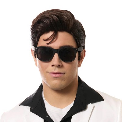 Costume Culture by Franco LLC King of Rock Adult Costume Wig | Black