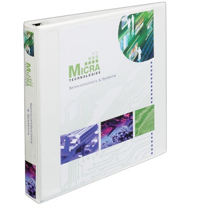 Avery Heavy-Duty View 3 Ring Binder, Extra Wide, 1" EZD Rings, 1 White Binder (01318)