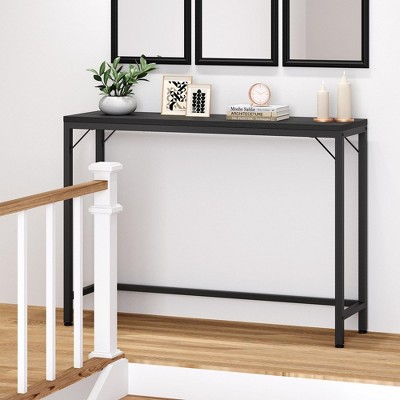 9.1" Narrow Console Table, Behind Couch Table for Living Room