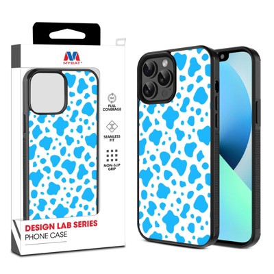 MyBat Design Lab Phone Case for iPhone and Samsung – Blue Milk Pattern Full-Body Cover, Anti-Fingerprint & Drop Protection