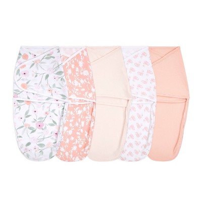 aden + anais Essentials Easy Swaddle Wrap - 0-3 Months - 5pk