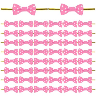 Unique Bargains Polyester Multipurpose Use Durable Flexible Gift Wrap Bows 200 Pcs