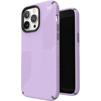 Speck Apple iPhone 14 Pro Max Presidio2 Grip Case - Spring Purple/Cloudy Grey