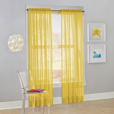 No. 918 Sheer Calypso Voile Rod Pocket Curtain Panel