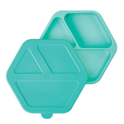 Tiny Twinkle Silicone Suction Divided Plate Baby/Toddler Dish for Independent Eating