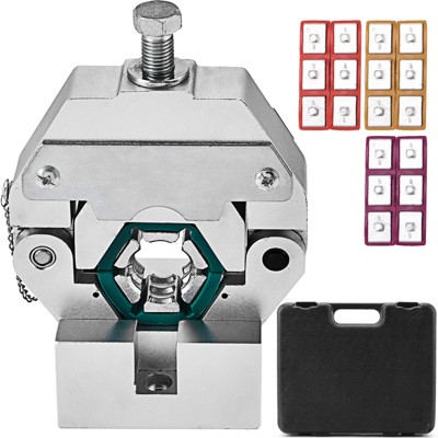VEVOR Manually Operated AC Hose Crimper Hydra-Krimp 71550 Manual AC Hose Crimper Kit Air Conditioning Repair Handheld AC Hose Crimping Tool, Silver