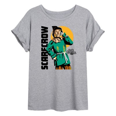 Women's - Wizard of Oz - Scarecrow Oversized Graphic T-Shirt