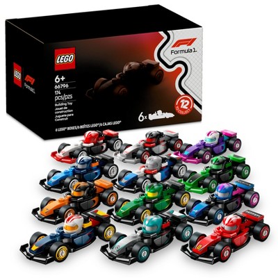 LEGO F1 Collectible Race Cars 6 Pack - Ages 6+ 66796
