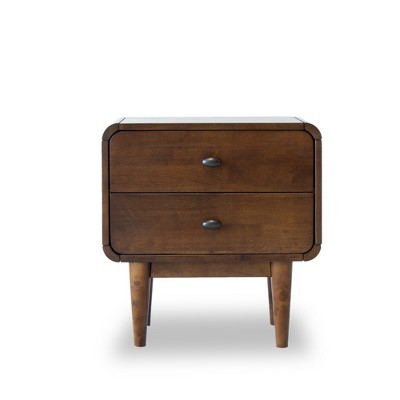 Gulches Classic Nightstand - Mid-Century Modern Bedside Table