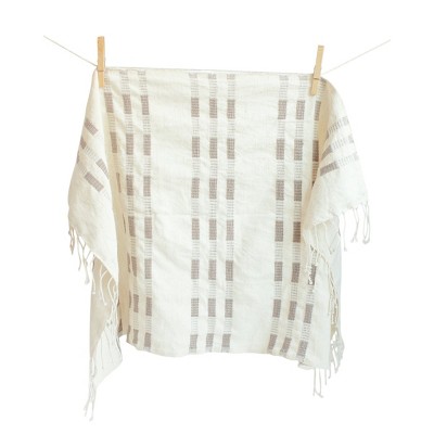 Slickblue Cotton Hand Towel, Woven Pattern, Everyday Use Towel, Modern Style, 21x27, 6 Color Options