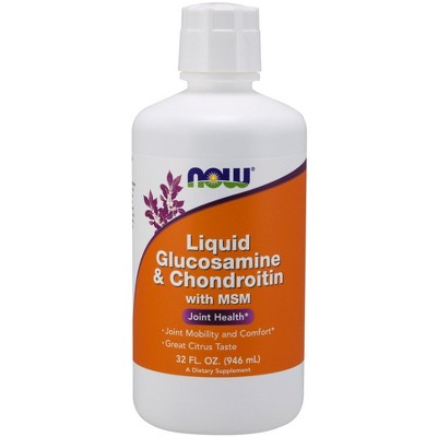 Liquid Glucosamine & Chondroitin with MSM by Now Foods  -  32 oz Liquid