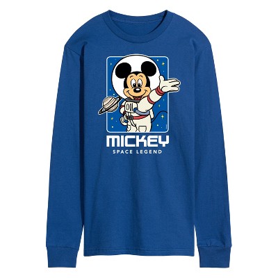 Men's - Disney - Mickey Mouse Space Legend Long Sleeve Graphic T-Shirt