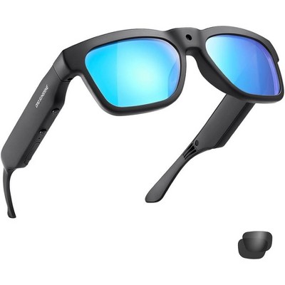 OhO sunshine 128G Smart Glasses with Full HD Camera & Open Ear Bluetooth Speaker Headphone,Indoor & Outdoor Sports,UV400 Polarized Lens
