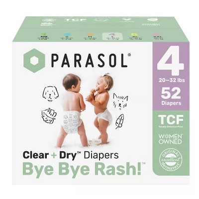 Parasol Chlorine-Free Diapers with Rash Shield Protection