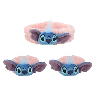 Lilo & Stitch Spa Head and Wristband set 3-Piece Plush Full Stitch Head