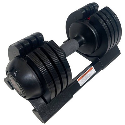 DSVIMOY Dumbbells 22lbs Adjustable Dumbbell Steel Plastic Suitable For Home Gym Use, Black, 13.80"*6.70"*6.50"