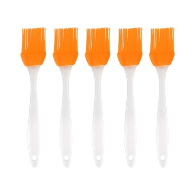 Unique Bargains Silicone Detachable Heat-Resistant Basting Oil Sauce Tool Pastry Brushes 20 Pcs