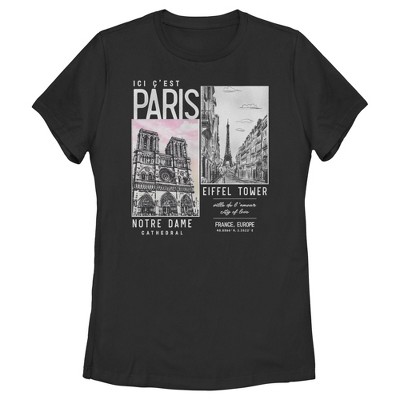 Women's Lost Gods Paris City Of Love T-Shirt