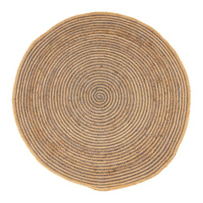 Braided Jute Handwoven Reversible Indoor Outdoor Area Rug by Blue Nile Mills