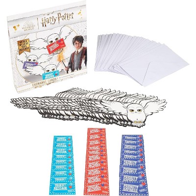 Harry Potter Hedwig Owl Valentines Day Cards (28ct) Cards & Envelopes - Great for Classroom Valentine's Day Card Exchange - Officially Licensed