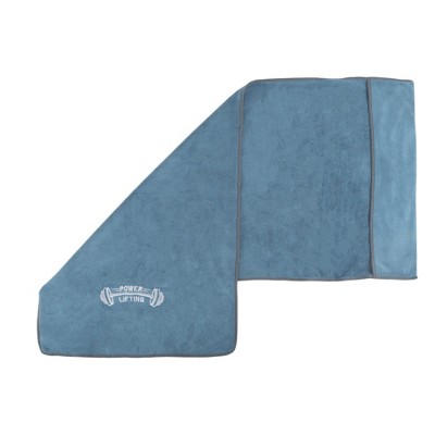 Unique Bargains Embroidery Sports Towel 1 Pc