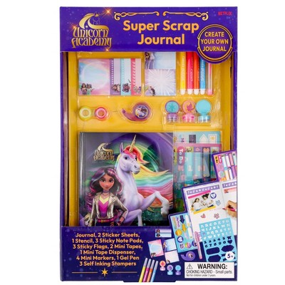 Inkology, LLC Unicorn Academy Super Scrap Journal Boxed Set | 5 x 7 Inches