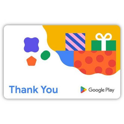 Google Play Thank You Gift Card - (Email Delivery)