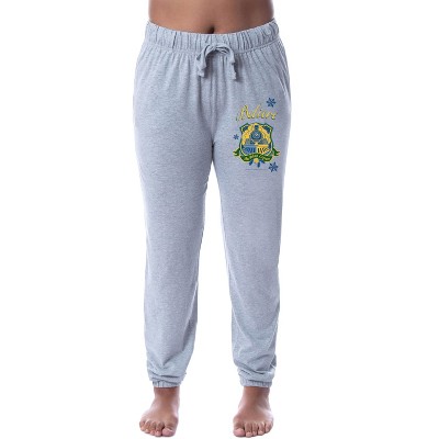 The Polar Express Womens' Believe Train Movie Film Sleep Jogger Pajama Pants Grey