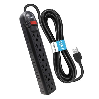 Digital Energy® 6-Outlet Surge Protector Power Strip