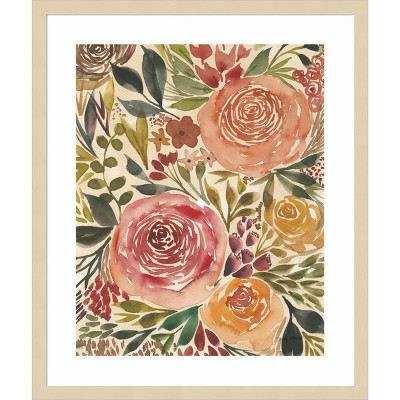 Amanti Art Antique Garden IV by Cheryl Warrick Wood Framed Wall Art Print 21 in. x 25 in.