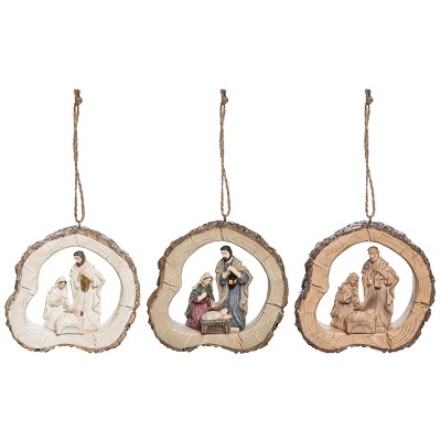 C&F Home Nativity Ornament, Set of 3