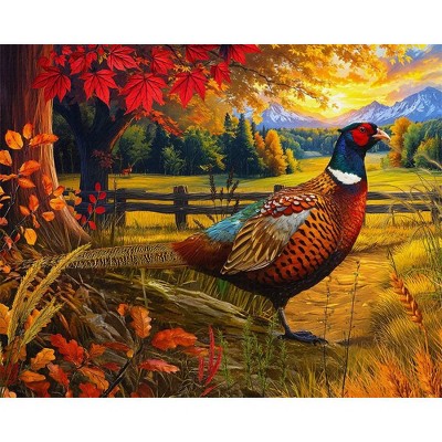 Springbok Golden Fields Pheasant 500pc Jigsaw Puzzle