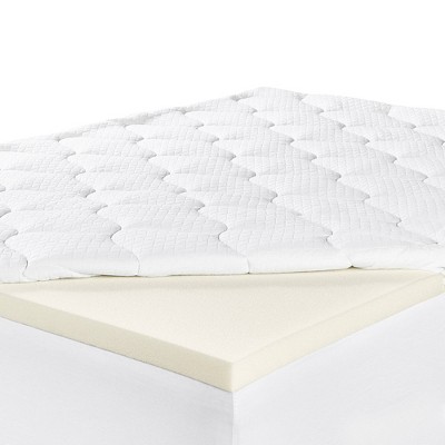 Serta Layered Luxury 4" Pillow Top and Memory Foam Mattress Topper