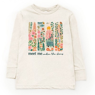 The Juniper Shop Meet Me Under The Stars Youth Long Sleeve Tee - M - Natural