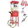 Olde Midway Vintage-Style Popcorn Machine Maker Popper with Cart and 8 Ounce Kettle - 2 of 4