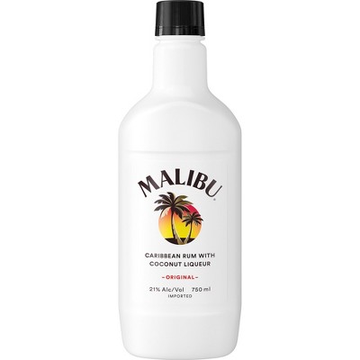 Malibu Coconut Rum - 750ml Plastic Bottle