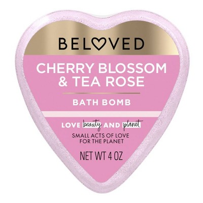 Beloved Cherry Blossom & Tea Rose Bath Bomb 4oz