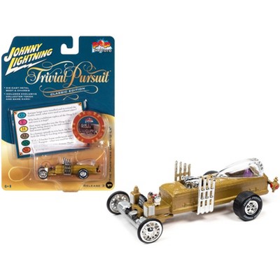 Barris Drag-U-La "The Munsters" "Trivia Pursuit" w/Collector's Token and Game Card 1/64 Diecast Model Car by Johnny Lightning