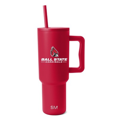NCAA Ball State Cardinals Simple Modern Trek Tumbler - 40oz