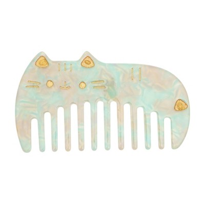 Unique Bargains Vintage Cute Cat Hair Comb 1 Pc