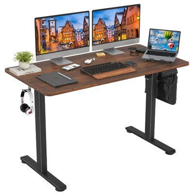 Lirago 24"x48" Electric Adjustable Height Standing Desk with Splice Board-Home Office Desk for Healthy Work Lifestyle