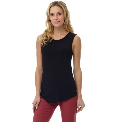 Rekucci Women's Soft Jersey Knit Sleeveless Tank Top – Casual & Versatile Everyday Wear