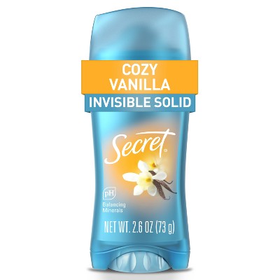 Secret Invisible Solid Antiperspirant & Deodorant - Vanilla Scent - 2.6oz