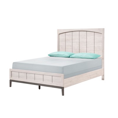 Queen Size Platform Bed with Headboard and Footboard